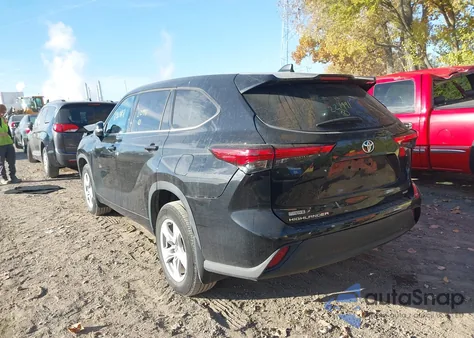 2022 Toyota Highlander L from USA, damaged, VIN 5TDCZRBH8NS221991